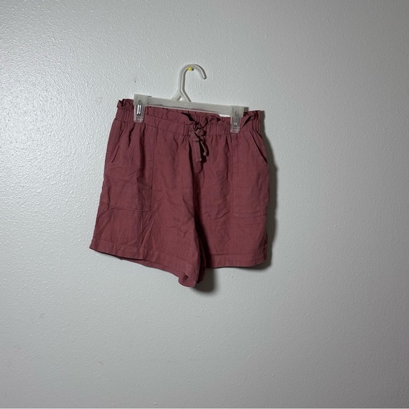 Art Class Girls Kids Brown Elastic Waist Loose Paper Bag Shorts size L(10/12). - Picture 1 of 6